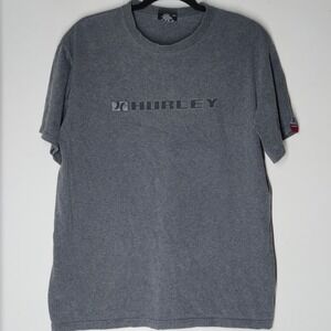 Vintage Hurley International Gray T Shirt Mens Large 90s Y2K Grunge Skater USA